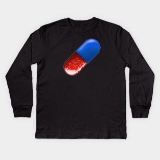 Red Pill - Blue Pill Kids Long Sleeve T-Shirt